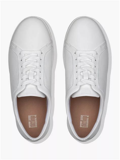 fitflop rally trainers white.